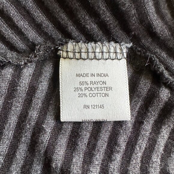 Causal Studio Open Front Striped Cardigan - Picture 4 of 5